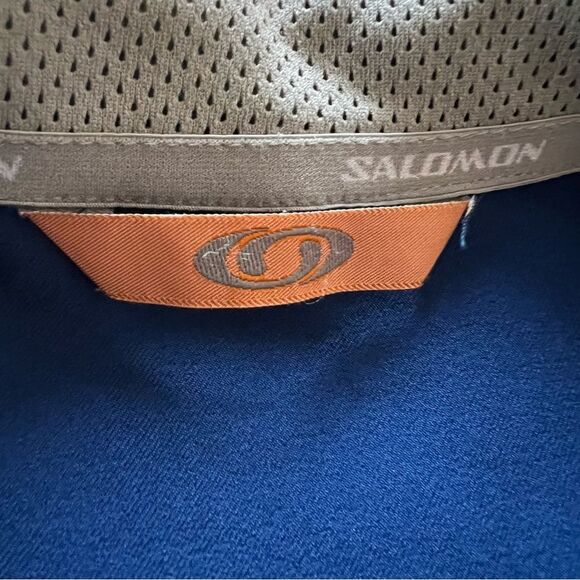 Salomon Blue Zip Up Jacket Men's size Medium - Picture 3 of 10